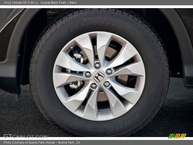 Crystal Black Pearl / Black 2012 Honda CR-V EX-L