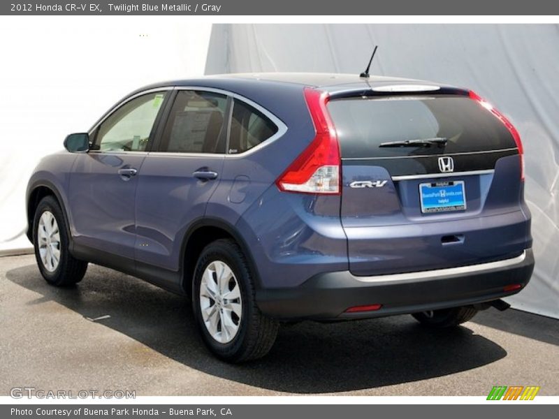 Twilight Blue Metallic / Gray 2012 Honda CR-V EX