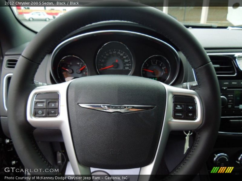 Black / Black 2012 Chrysler 200 S Sedan