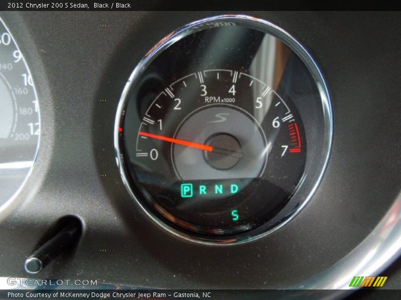 Black / Black 2012 Chrysler 200 S Sedan
