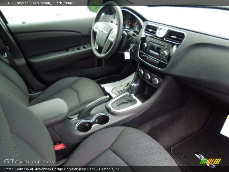Black / Black 2012 Chrysler 200 S Sedan
