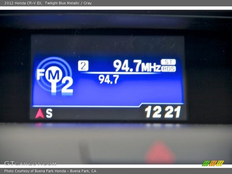 Twilight Blue Metallic / Gray 2012 Honda CR-V EX