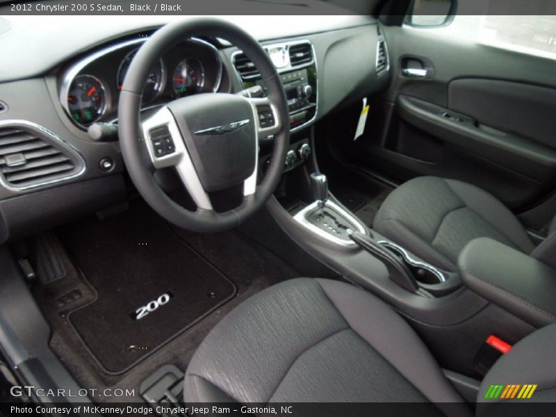 Black / Black 2012 Chrysler 200 S Sedan