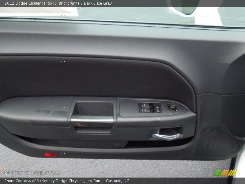 Bright White / Dark Slate Gray 2012 Dodge Challenger SXT