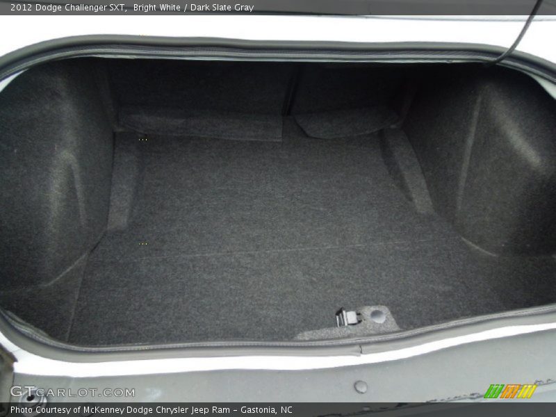Bright White / Dark Slate Gray 2012 Dodge Challenger SXT