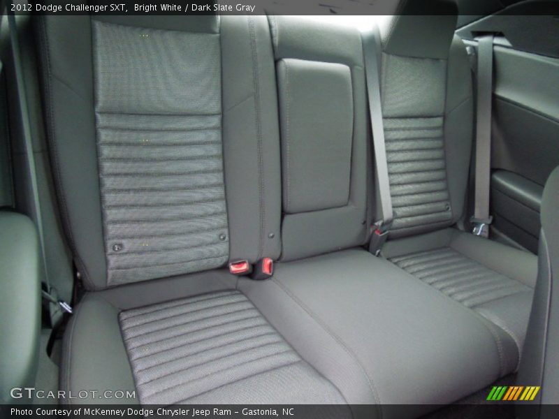 Bright White / Dark Slate Gray 2012 Dodge Challenger SXT