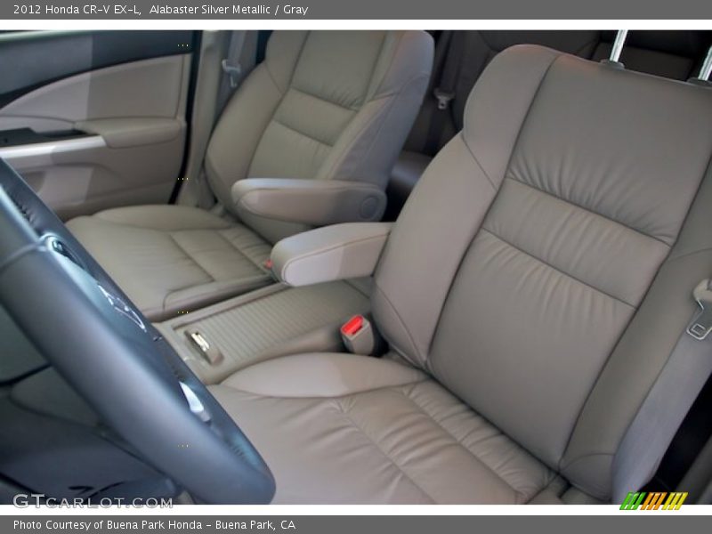 Alabaster Silver Metallic / Gray 2012 Honda CR-V EX-L