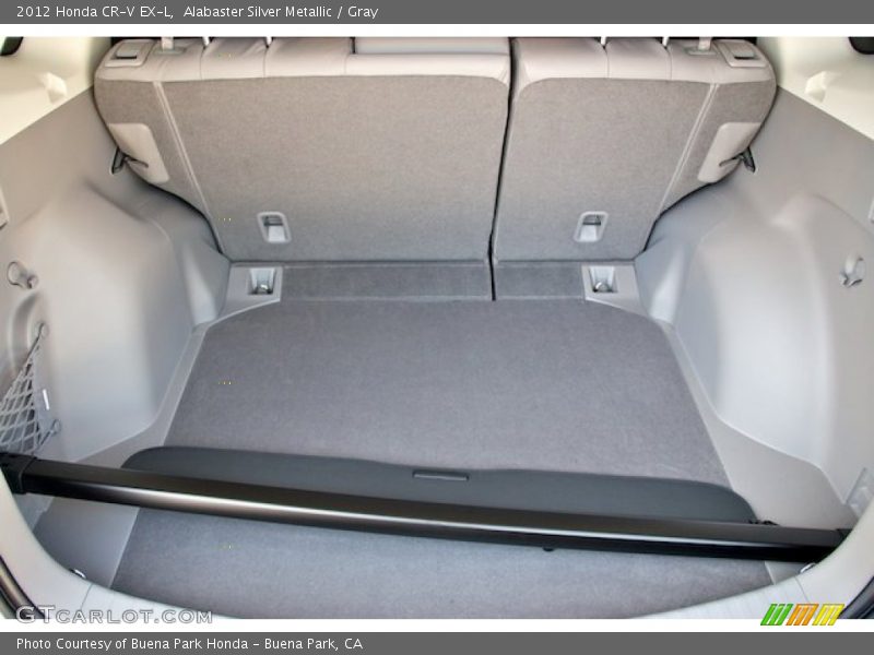 Alabaster Silver Metallic / Gray 2012 Honda CR-V EX-L