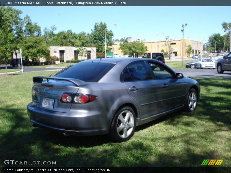 Tungsten Gray Metallic / Black 2008 Mazda MAZDA6 i Sport Hatchback