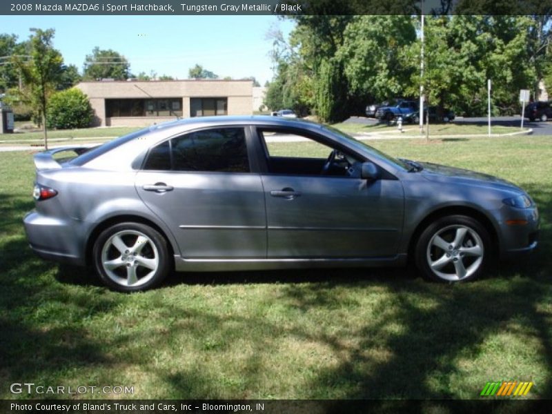 Tungsten Gray Metallic / Black 2008 Mazda MAZDA6 i Sport Hatchback