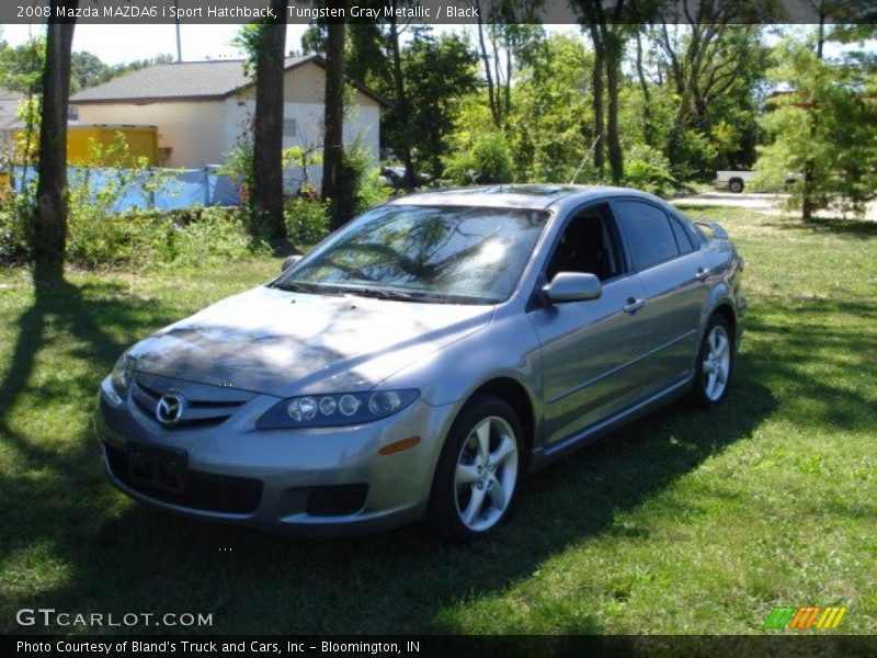 Tungsten Gray Metallic / Black 2008 Mazda MAZDA6 i Sport Hatchback