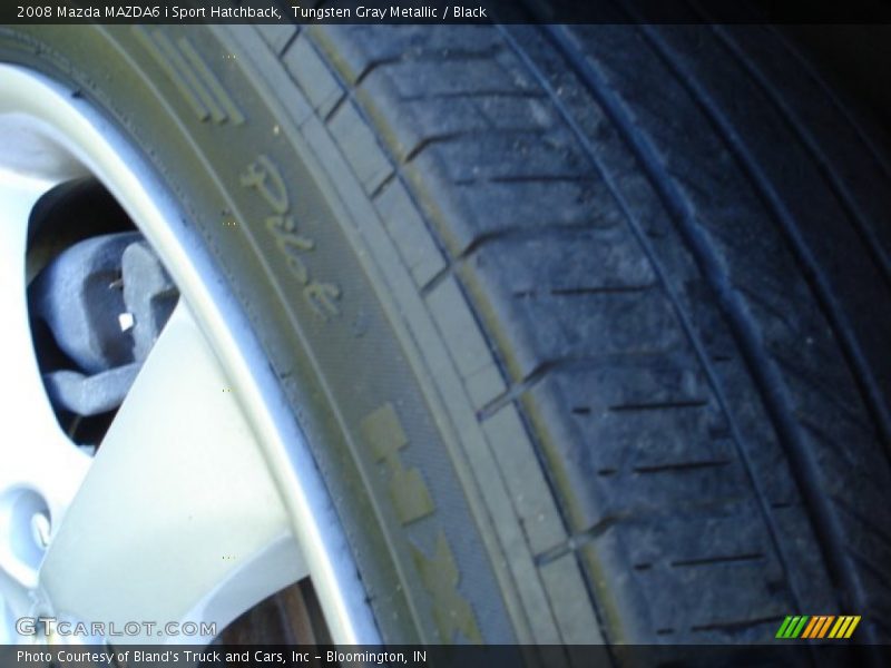 Tungsten Gray Metallic / Black 2008 Mazda MAZDA6 i Sport Hatchback