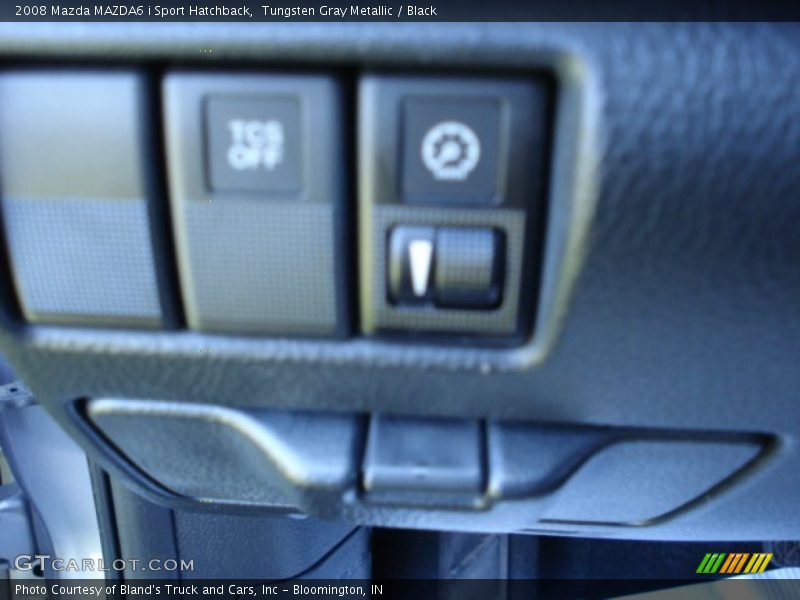 Tungsten Gray Metallic / Black 2008 Mazda MAZDA6 i Sport Hatchback