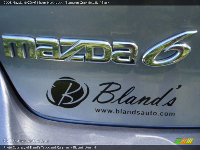 Tungsten Gray Metallic / Black 2008 Mazda MAZDA6 i Sport Hatchback