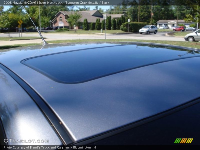 Tungsten Gray Metallic / Black 2008 Mazda MAZDA6 i Sport Hatchback
