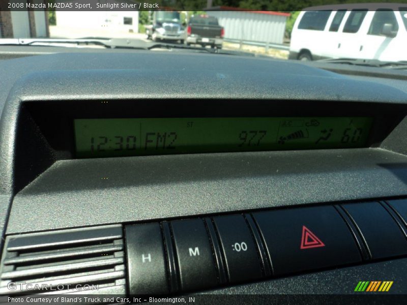 Sunlight Silver / Black 2008 Mazda MAZDA5 Sport