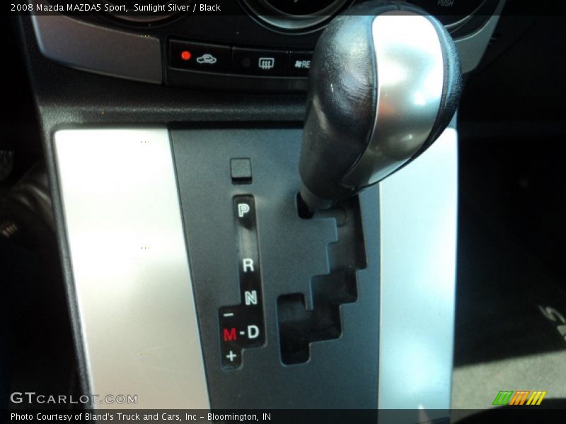 Sunlight Silver / Black 2008 Mazda MAZDA5 Sport
