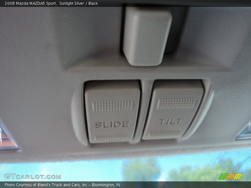 Sunlight Silver / Black 2008 Mazda MAZDA5 Sport