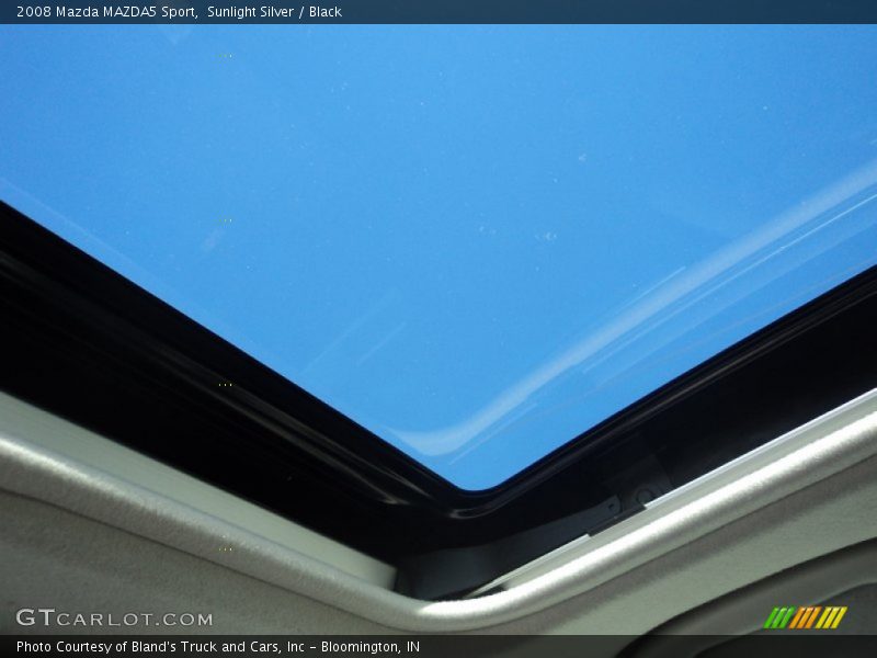 Sunlight Silver / Black 2008 Mazda MAZDA5 Sport