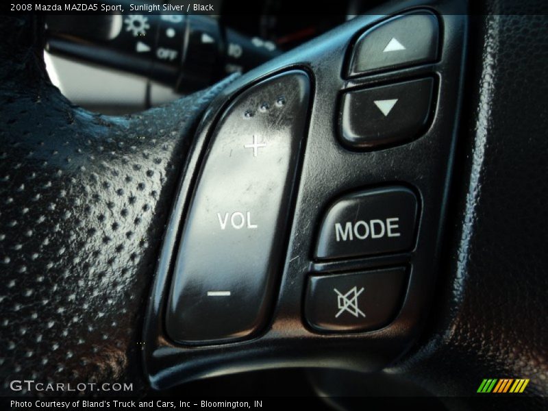 Sunlight Silver / Black 2008 Mazda MAZDA5 Sport