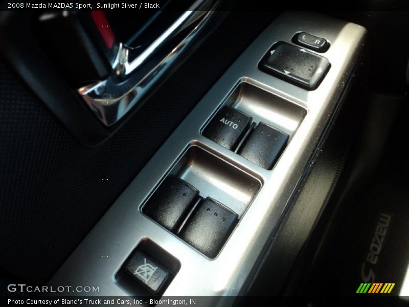 Sunlight Silver / Black 2008 Mazda MAZDA5 Sport