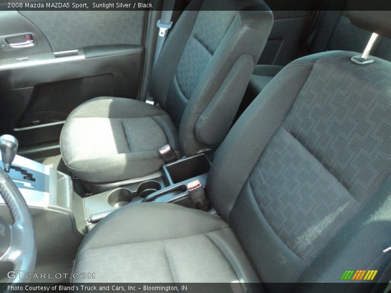 Sunlight Silver / Black 2008 Mazda MAZDA5 Sport