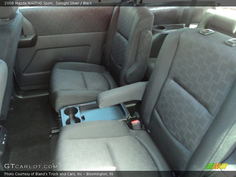 Sunlight Silver / Black 2008 Mazda MAZDA5 Sport