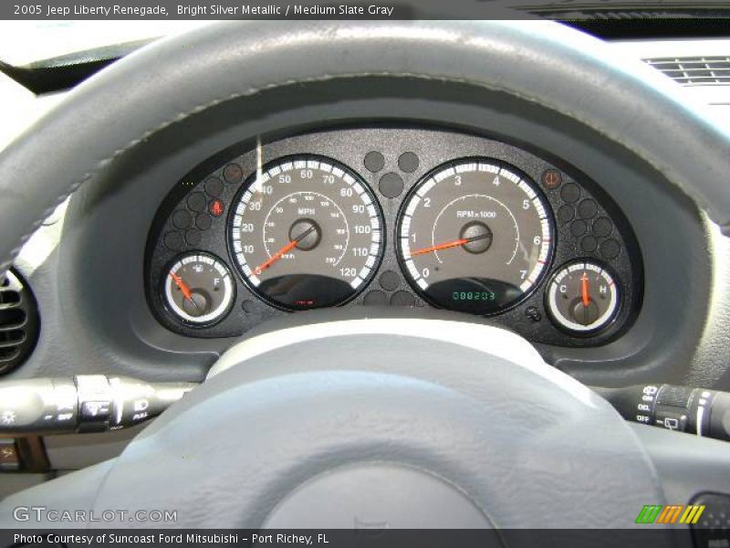 Bright Silver Metallic / Medium Slate Gray 2005 Jeep Liberty Renegade