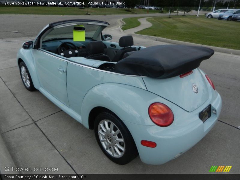 Aquarius Blue / Black 2004 Volkswagen New Beetle GLS Convertible