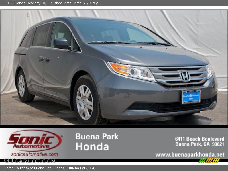 Polished Metal Metallic / Gray 2012 Honda Odyssey LX