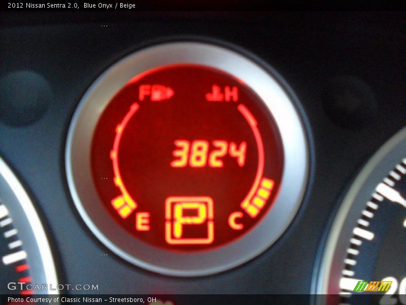 Blue Onyx / Beige 2012 Nissan Sentra 2.0