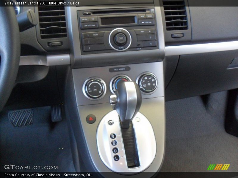 Blue Onyx / Beige 2012 Nissan Sentra 2.0