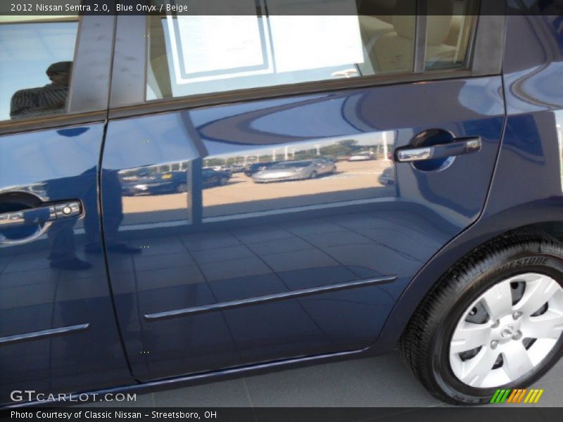 Blue Onyx / Beige 2012 Nissan Sentra 2.0
