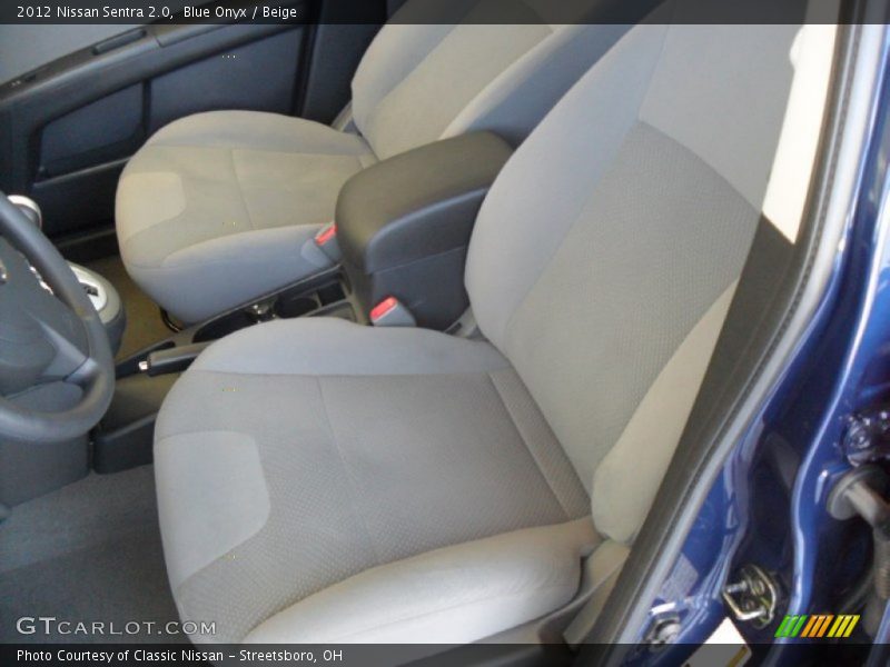 Blue Onyx / Beige 2012 Nissan Sentra 2.0