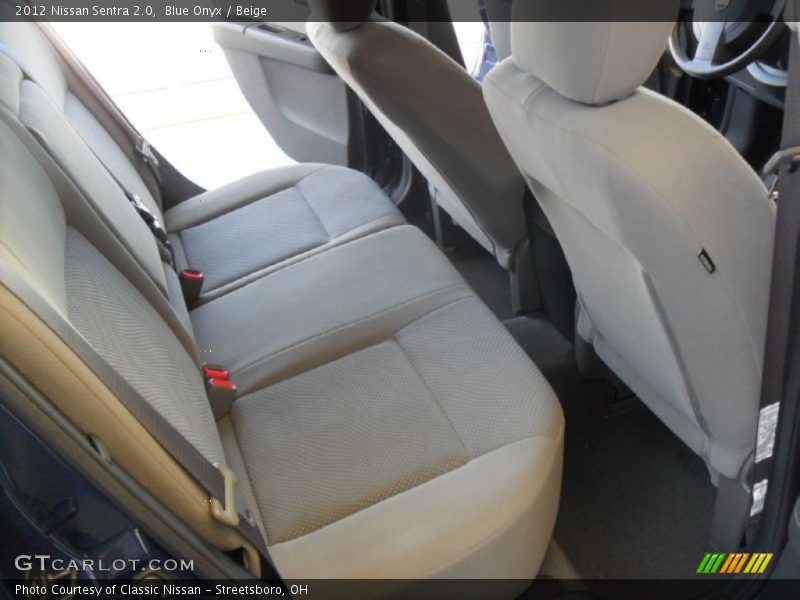 Blue Onyx / Beige 2012 Nissan Sentra 2.0