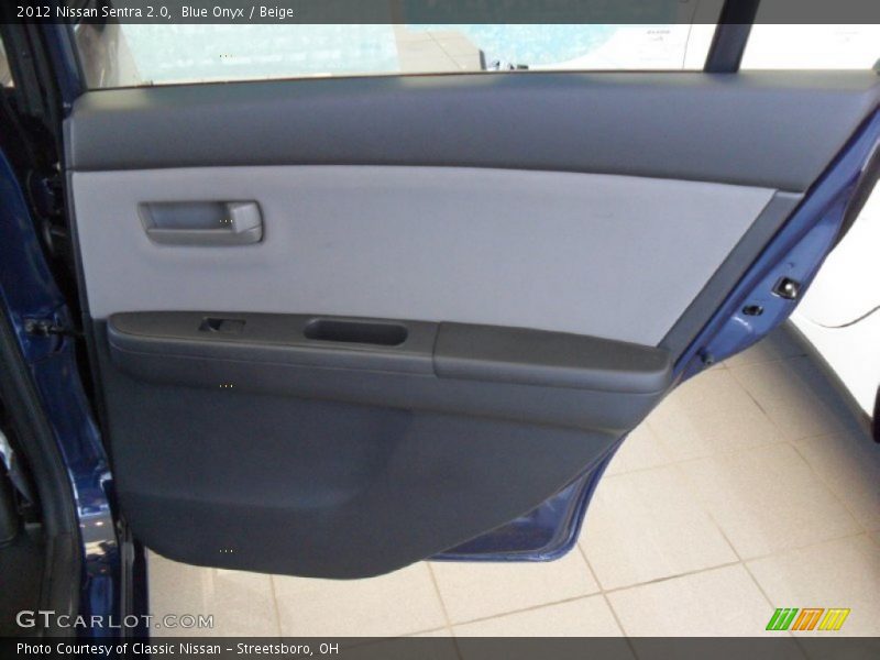 Blue Onyx / Beige 2012 Nissan Sentra 2.0