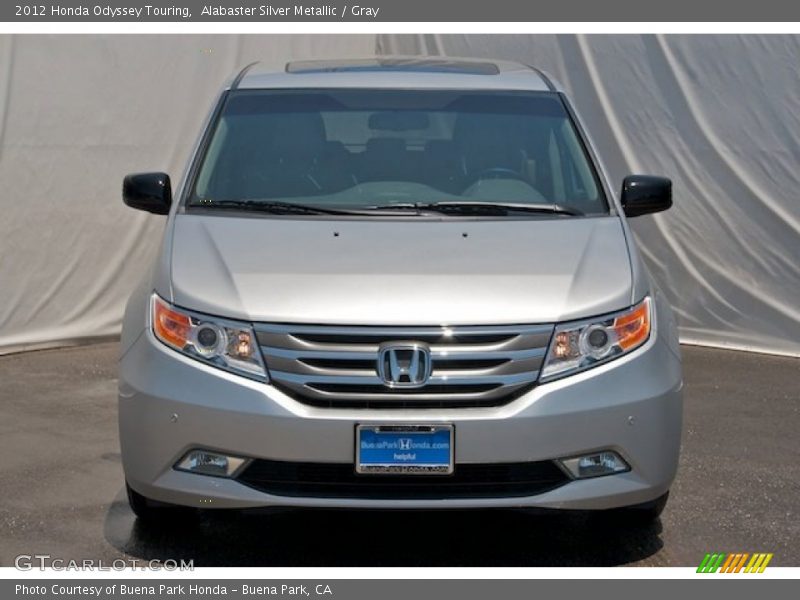 Alabaster Silver Metallic / Gray 2012 Honda Odyssey Touring