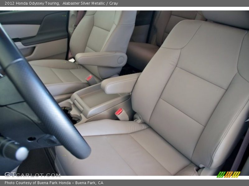 Alabaster Silver Metallic / Gray 2012 Honda Odyssey Touring