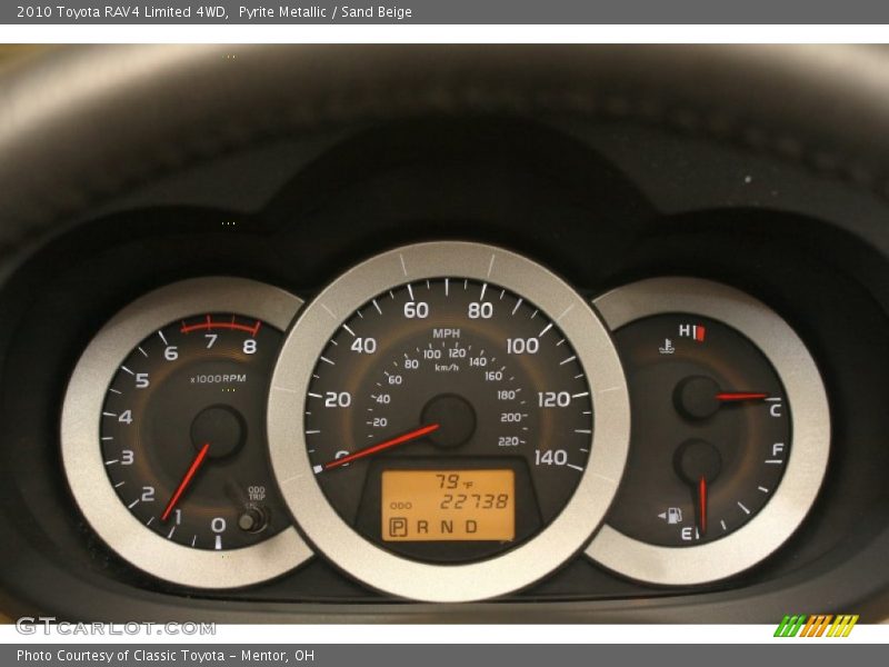 Pyrite Metallic / Sand Beige 2010 Toyota RAV4 Limited 4WD