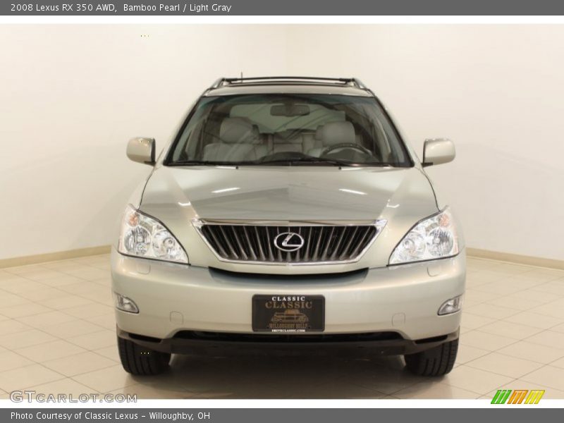 Bamboo Pearl / Light Gray 2008 Lexus RX 350 AWD