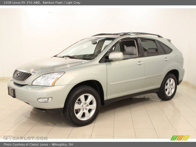 Bamboo Pearl / Light Gray 2008 Lexus RX 350 AWD
