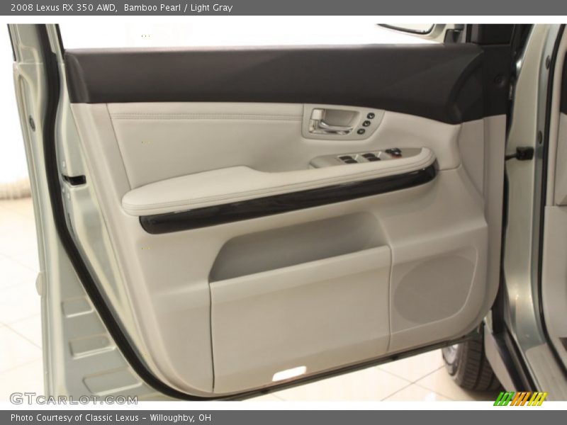 Bamboo Pearl / Light Gray 2008 Lexus RX 350 AWD