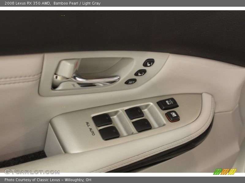 Bamboo Pearl / Light Gray 2008 Lexus RX 350 AWD