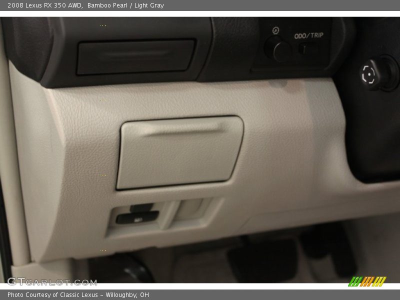 Bamboo Pearl / Light Gray 2008 Lexus RX 350 AWD