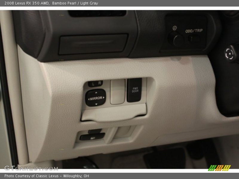 Bamboo Pearl / Light Gray 2008 Lexus RX 350 AWD
