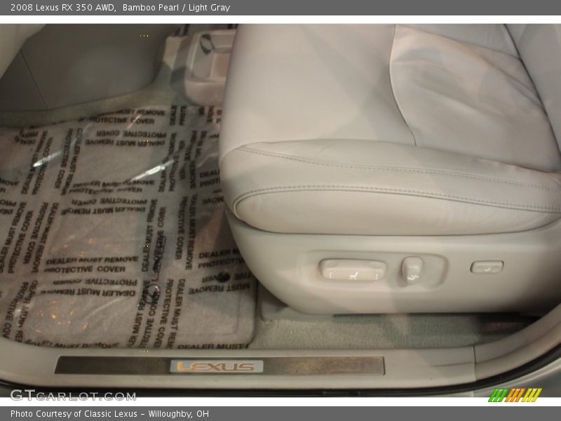Bamboo Pearl / Light Gray 2008 Lexus RX 350 AWD