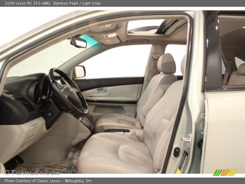 Bamboo Pearl / Light Gray 2008 Lexus RX 350 AWD