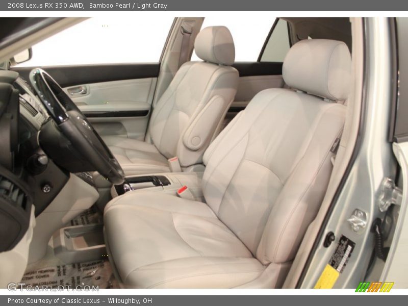 Bamboo Pearl / Light Gray 2008 Lexus RX 350 AWD