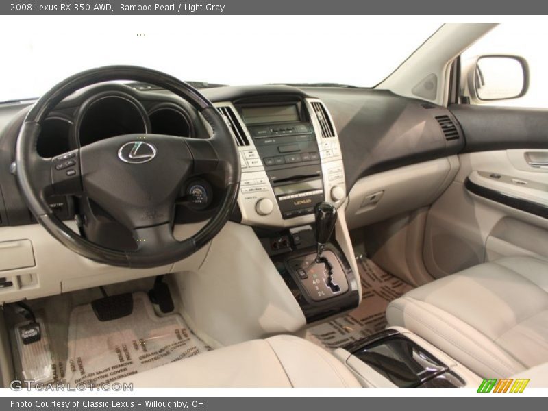 Bamboo Pearl / Light Gray 2008 Lexus RX 350 AWD
