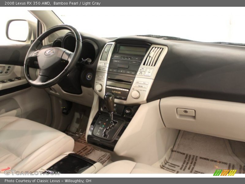 Bamboo Pearl / Light Gray 2008 Lexus RX 350 AWD